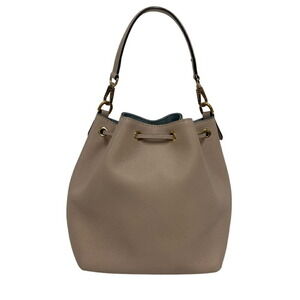 Louis Vuitton Lockme Bucket Drawstring Shoulder Bag Handbag Beige